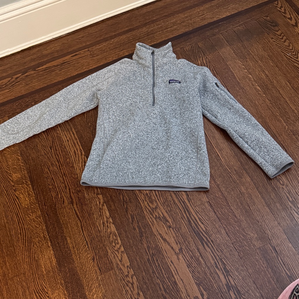 Patagonia Women's Heather Gray Better Sweater 1/4 Zip